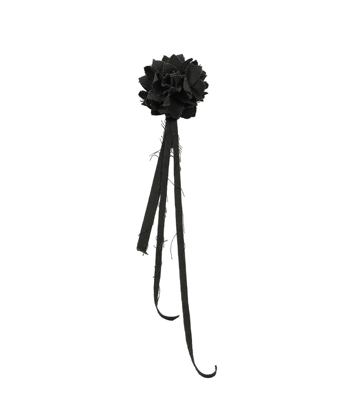 앤어애쉬(ANDAASH) Cotton flower corsage CHARCOAL