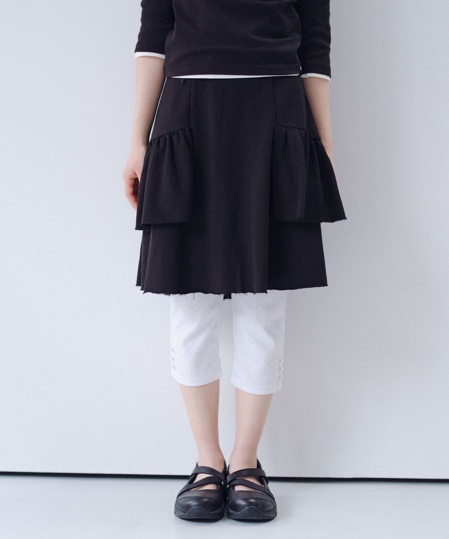 スカート OHESHIO SHIRRING MIDI BANDING SKIRT MUSINSA公式 | OHESHIO SHIRRING MIDI BANDING SKIRT, BLACK