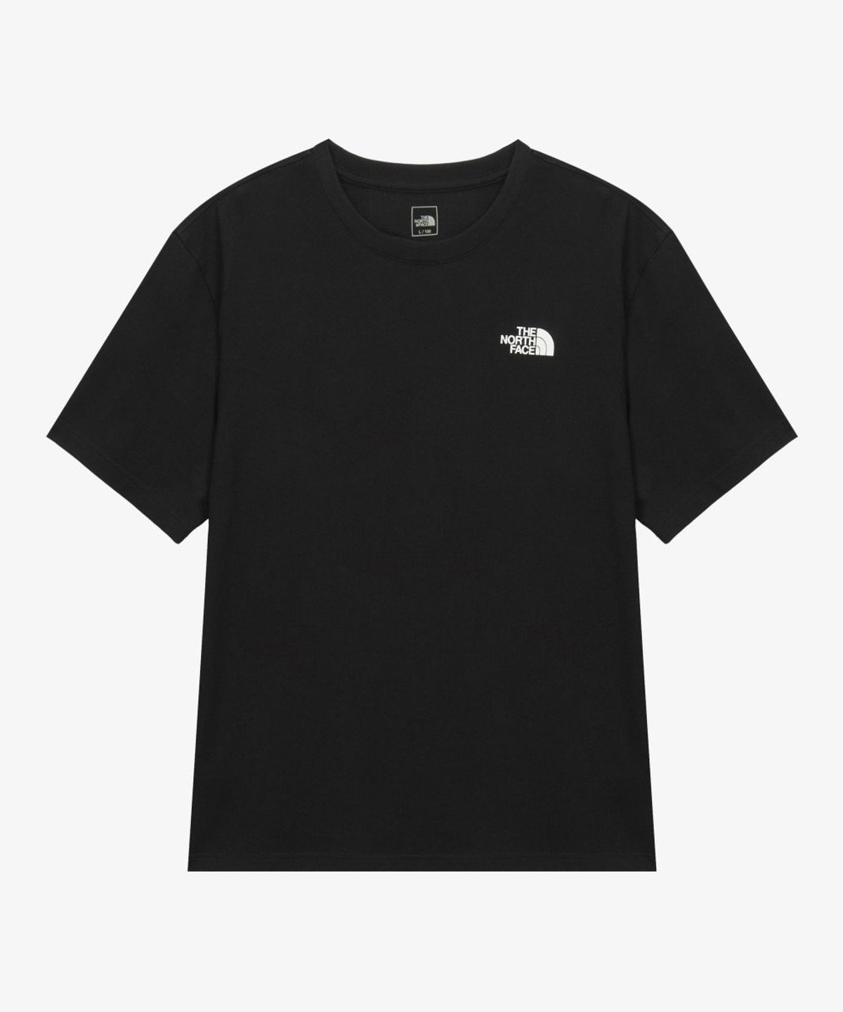 노스페이스(THE NORTH FACE) NT7US03A 남성 코튼 베이직 반팔 티 BLACK