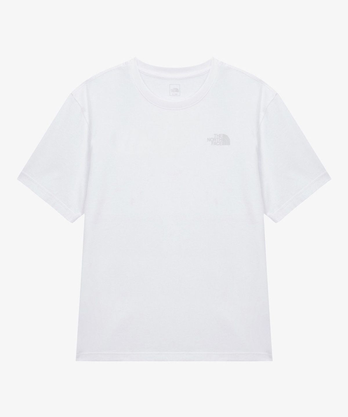 노스페이스(THE NORTH FACE) NT7US03B 남성 코튼 베이직 반팔 티 WHITE