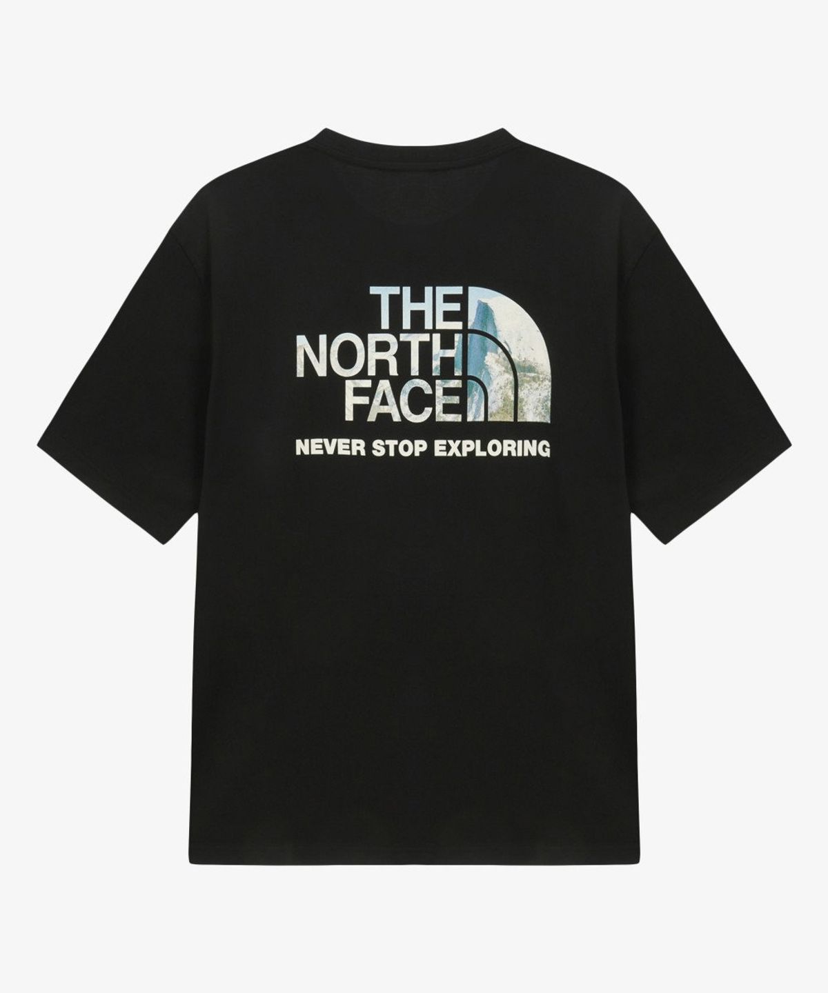 노스페이스(THE NORTH FACE) NT7US66C 남성 드림 EX 반팔 티 REAL BLACK