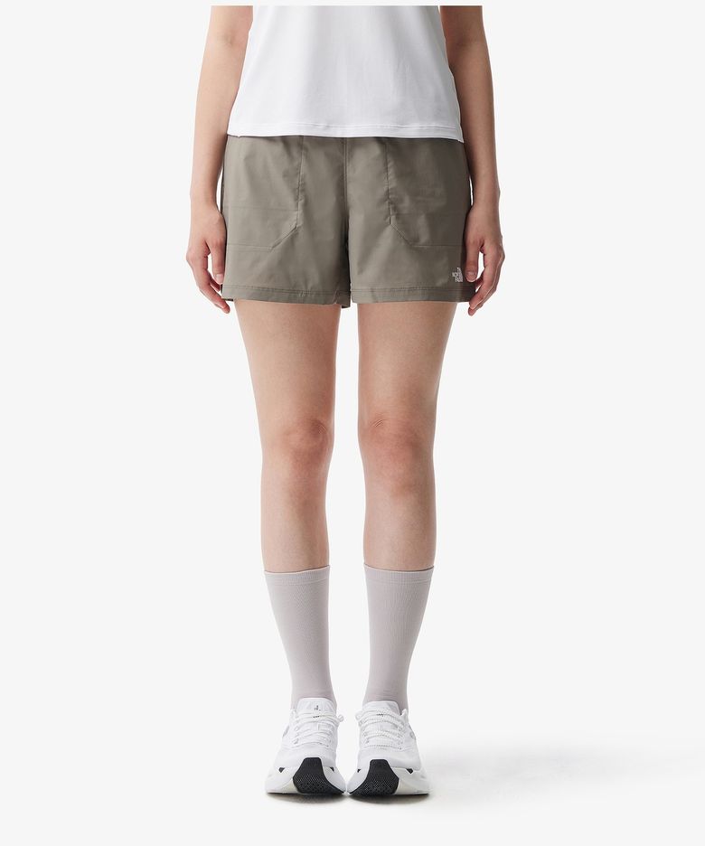 NS6NS34C 여성 데이트레인 쇼츠 BEIGE BROWN