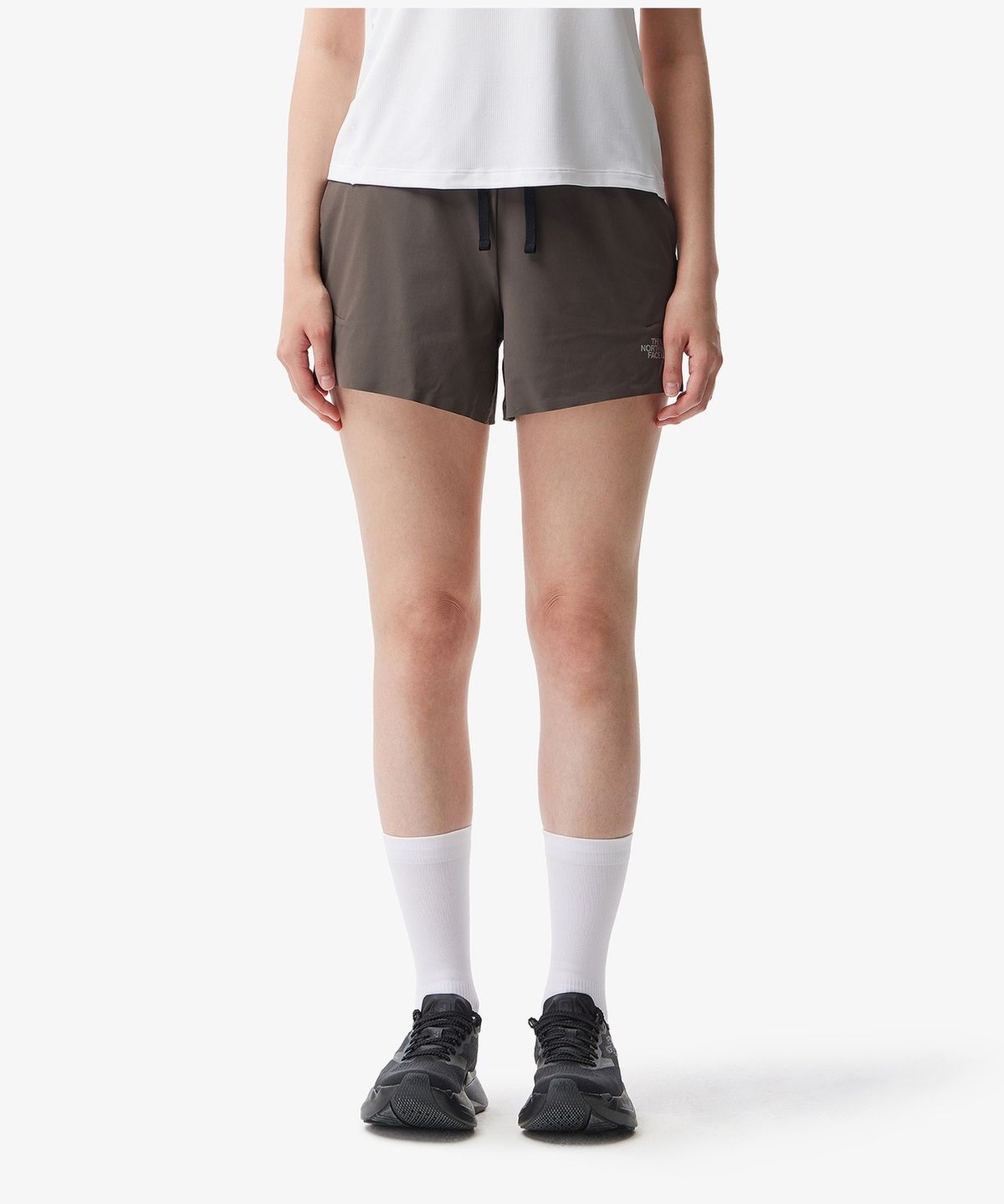 노스페이스(THE NORTH FACE) NS6NS39B 여성 페이스온 4인치 쇼츠 DEEP TAUPE