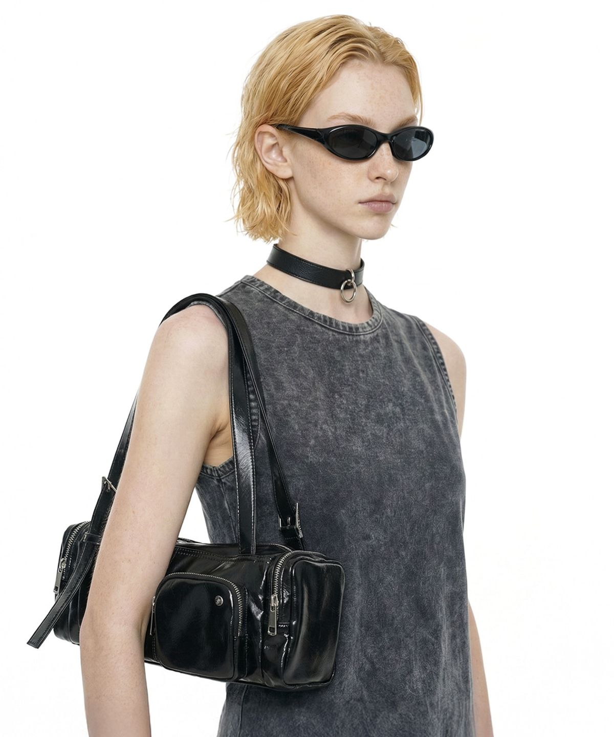 앤어애쉬(ANDAASH) Square 001 bag BLACK