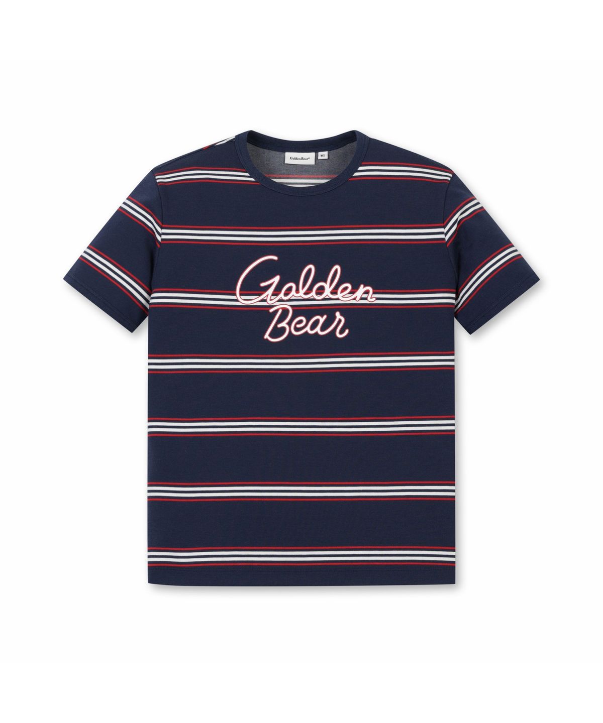 골든베어(GOLDEN BEAR) (W) Striped Pique Crew-neck T-shirt G5TAM26411NYX