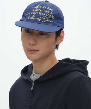 빈티지 클래식 심플 믹스 레터링 로고 스탠다드 볼캡_4COLOR