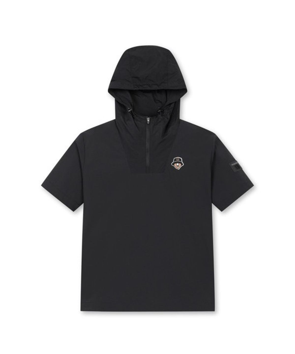 골든베어(GOLDEN BEAR) (W) Micro air-dot Half zip-up Hoody G5TAM26321BKX