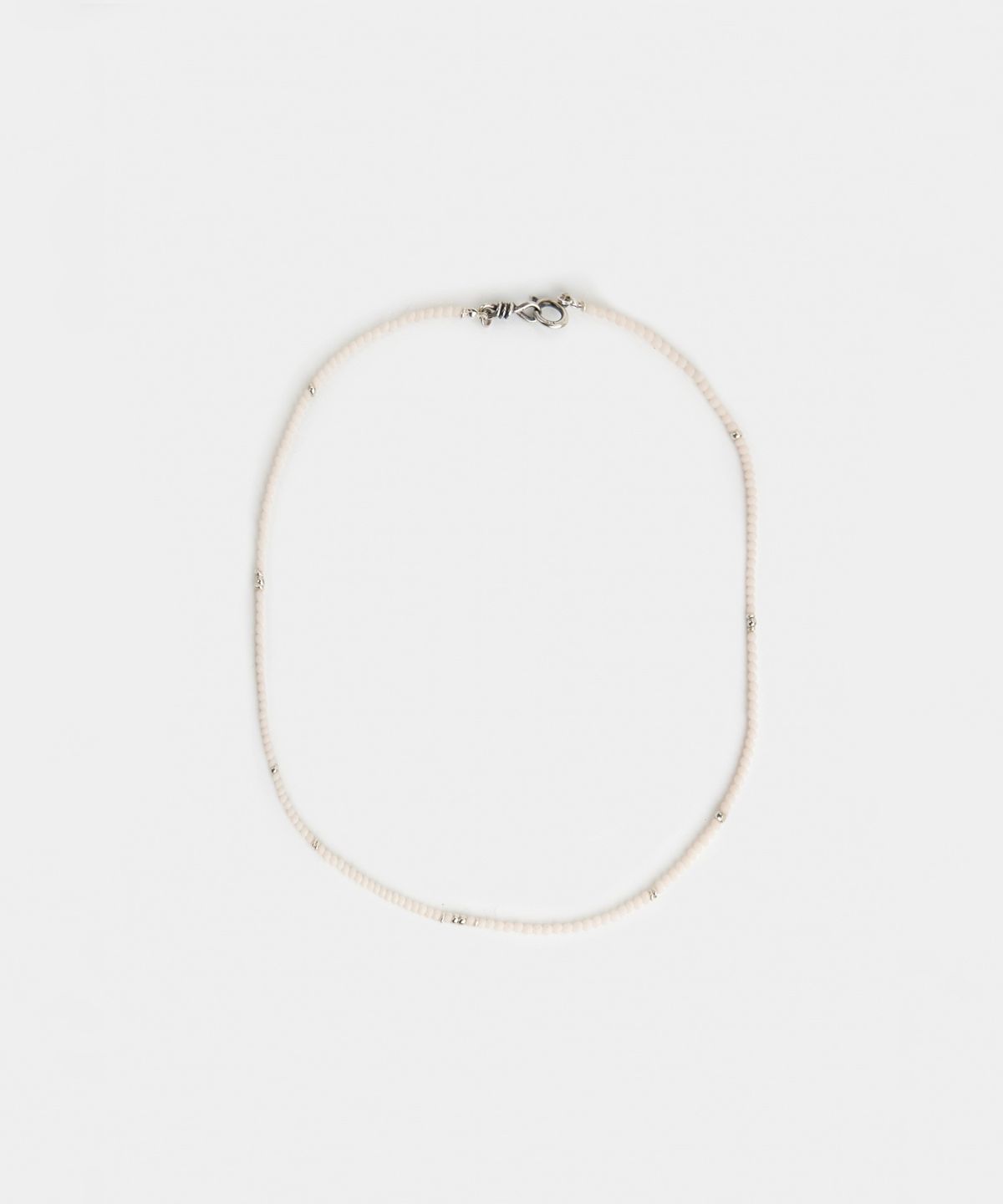 유스(YOUTH) Thin Beads Necklace - Ivory