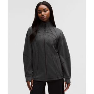 디파인 오버사이즈드 재킷 *브러시드 리브드  BLK