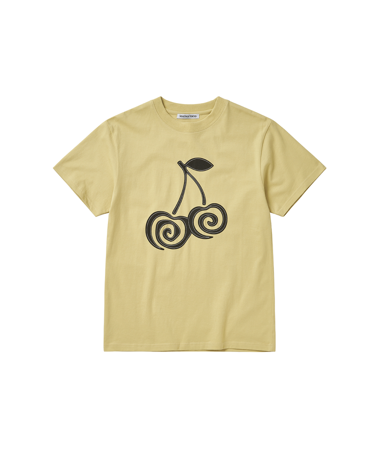MAICHOI Essential Cherry T-Shirt Mustard