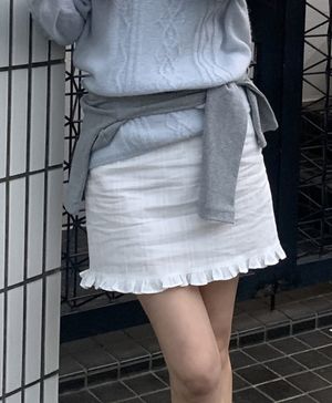 마엘 코튼 스커트