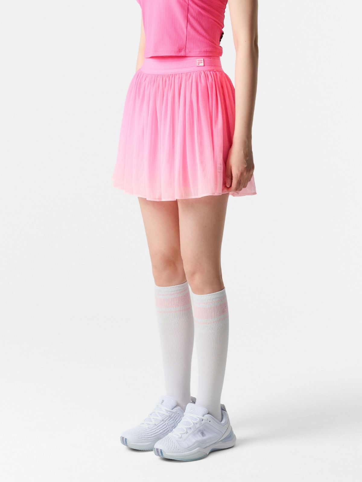 휠라(FILA) 파워넷 게더 스커트(FS262SK11F003690)