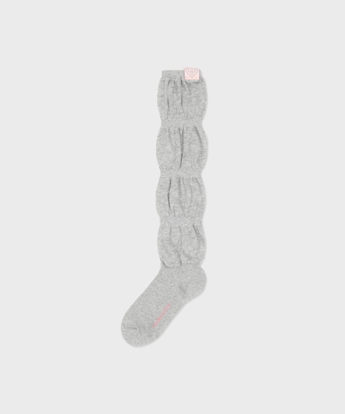 삭스어필(SOCKS APPEAL) loose shirring label melange grey