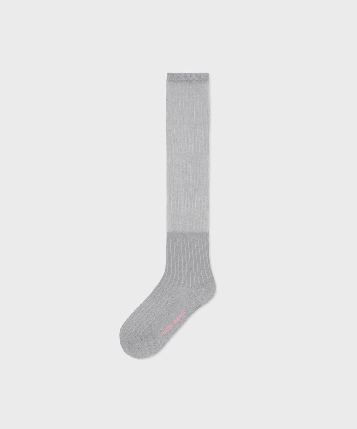 삭스어필(SOCKS APPEAL) loose sheer rib glitter grey