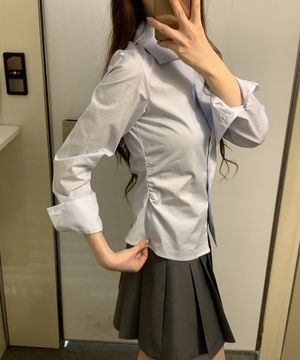 로안 셔링 블라우스