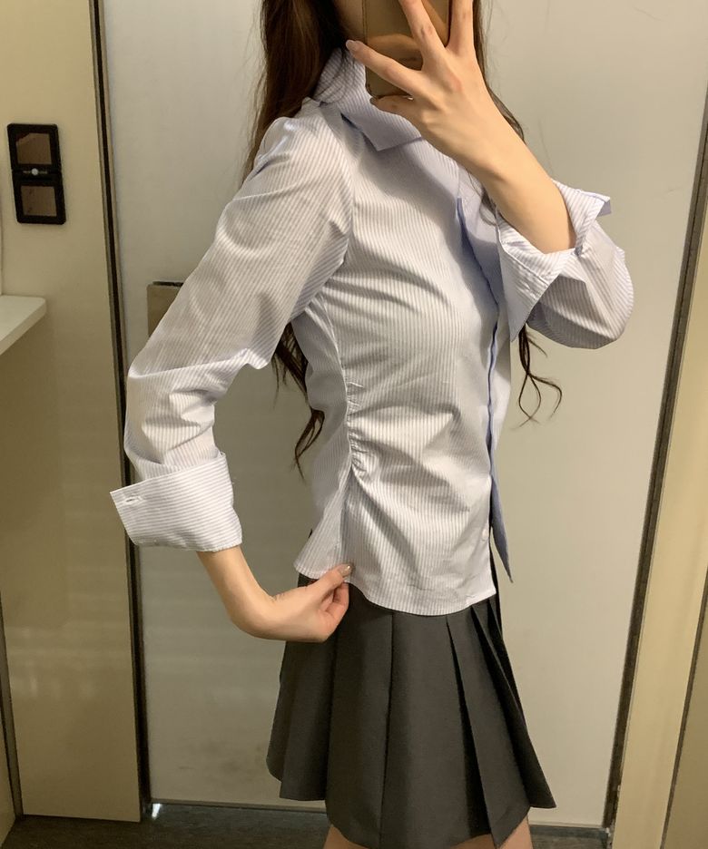 로안 셔링 블라우스