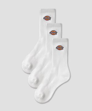 [3PACK] 트리 로고 미드 삭스 White