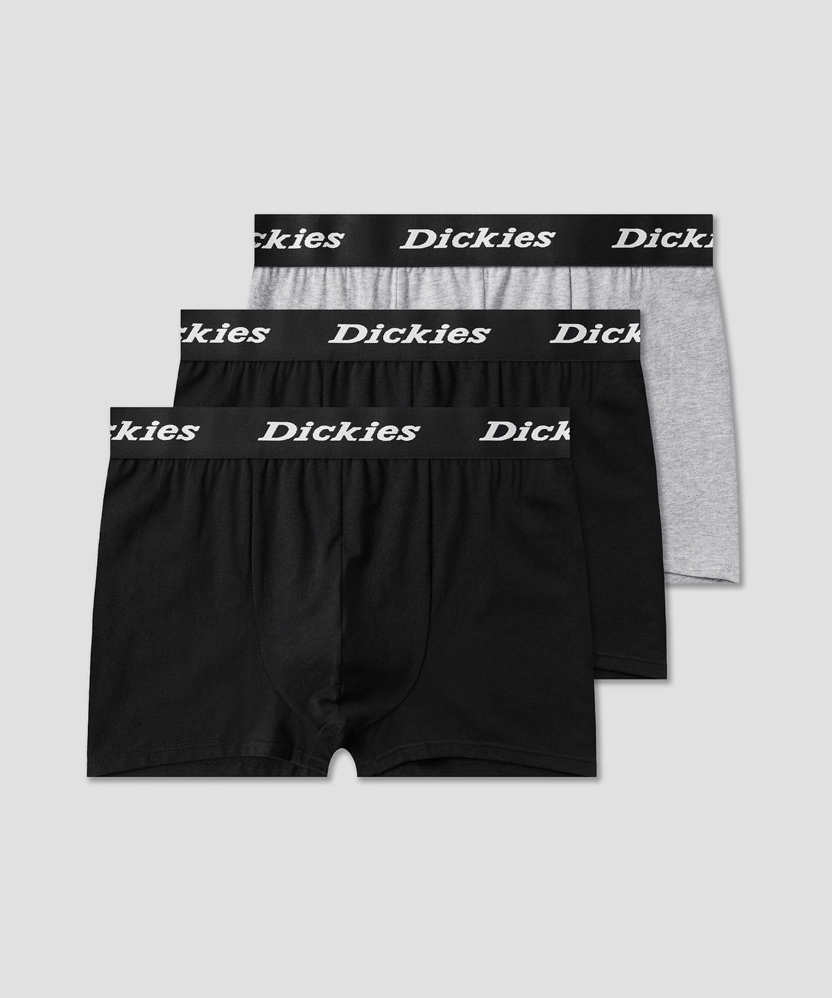 디키즈(DICKIES) [3PACK] 베이직 드로즈 Black/Grey