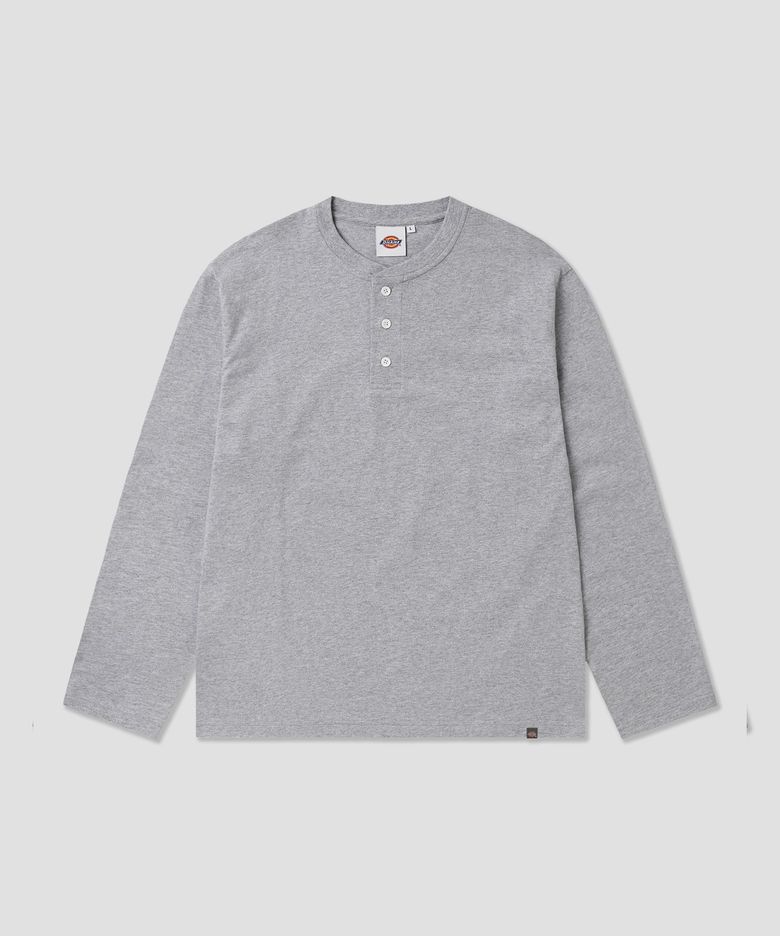베이직 헨리넥 롱슬리브 Grey