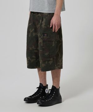 워시드 트윌 카고 쇼츠 Dyed Camo