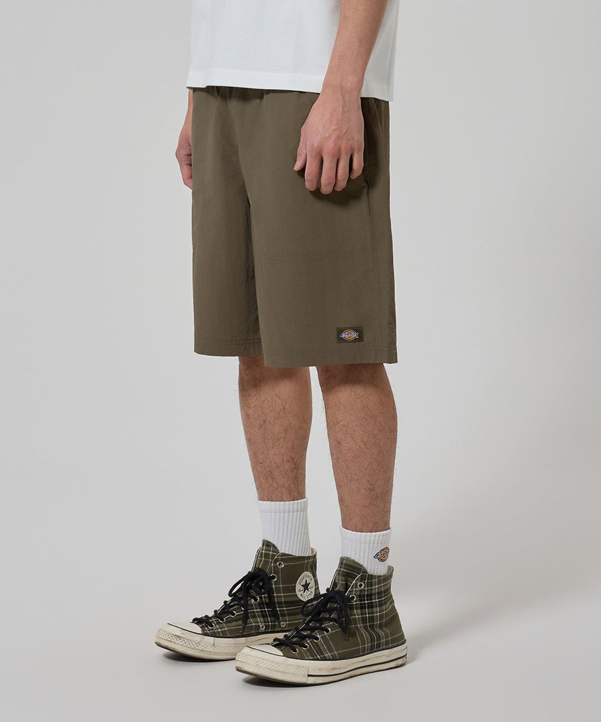 디키즈(DICKIES) 나일론 보드 쇼츠 Olive