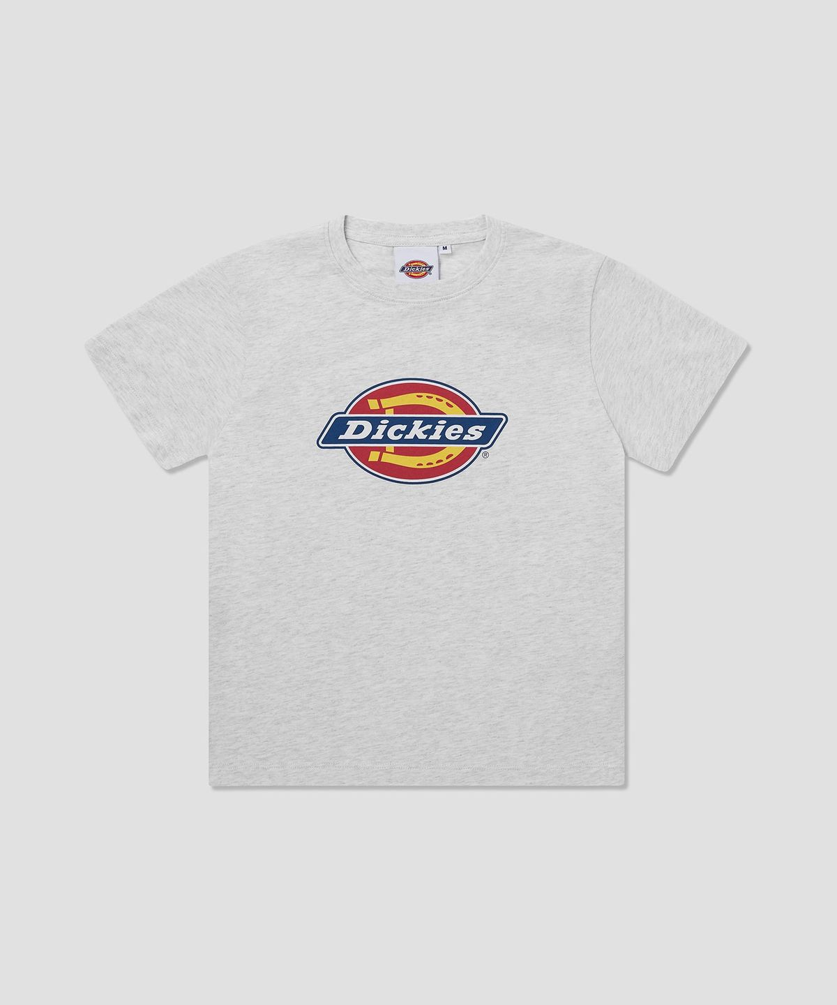 디키즈(DICKIES) 슬림핏 트리 로고 티셔츠 White Melange