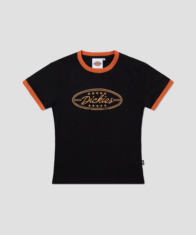 스타포인트 슬럽 링거 티셔츠 Black