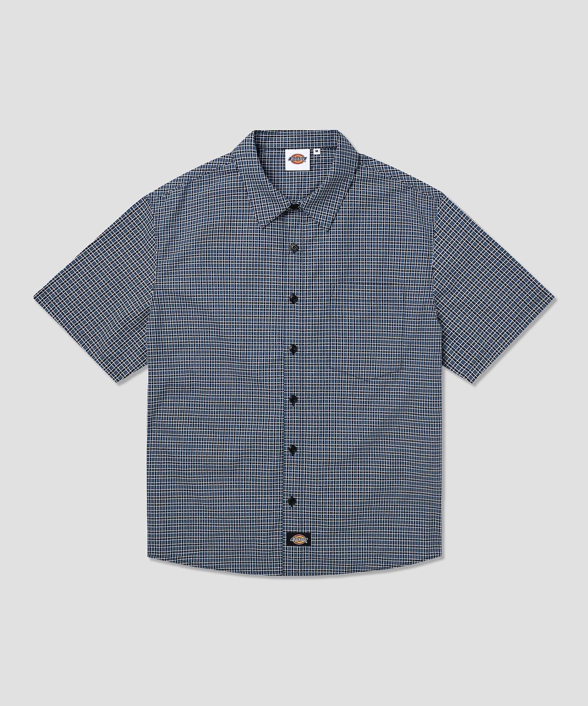 디키즈(DICKIES) 파인 플레이드 체크 셔츠 Black