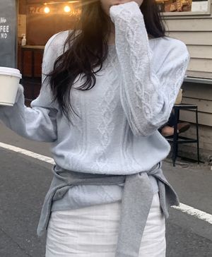 마요 케이블 니트