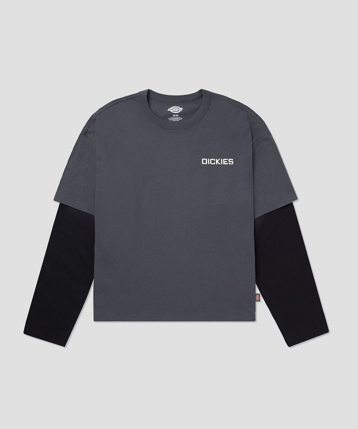 디키즈(DICKIES) 페이슨 레이어드 티셔츠 Black