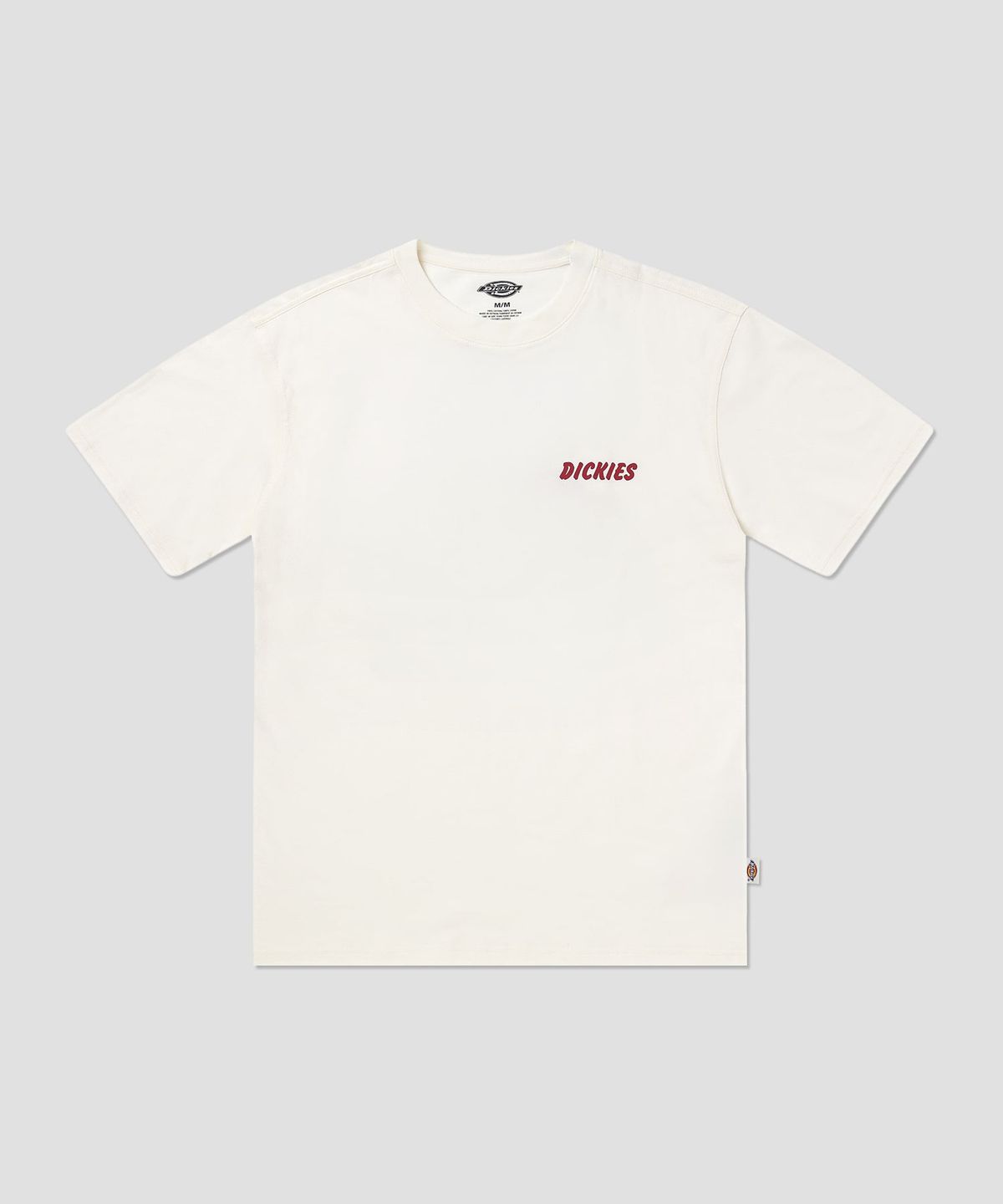 디키즈(DICKIES) 드라이 릿지 티셔츠 Egret
