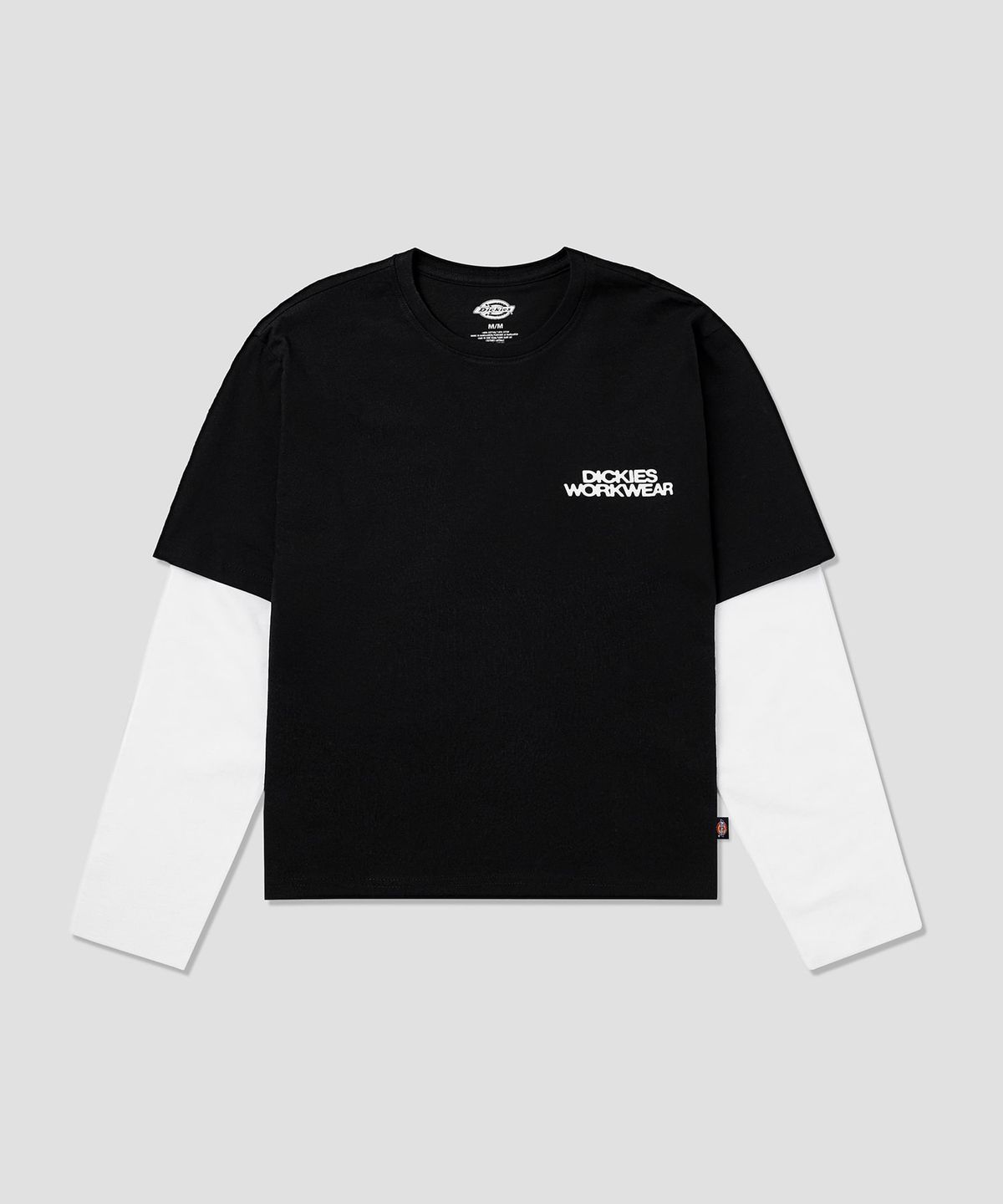 디키즈(DICKIES) 토리 레이어드 티셔츠 Black
