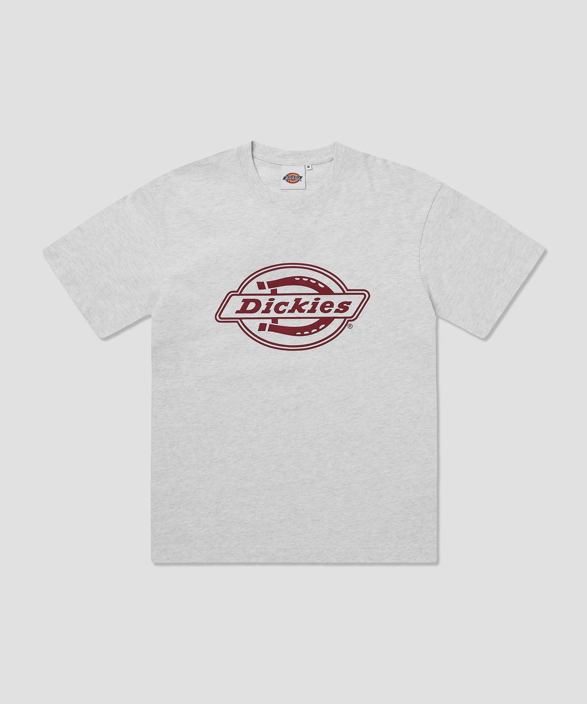 디키즈(DICKIES) 모노 로고 티셔츠 White Melange