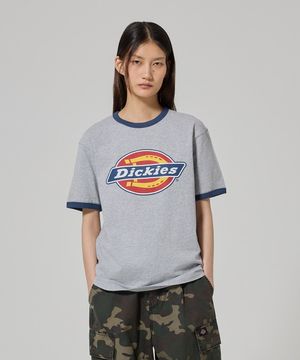 트리 로고 링거 티셔츠 Melange