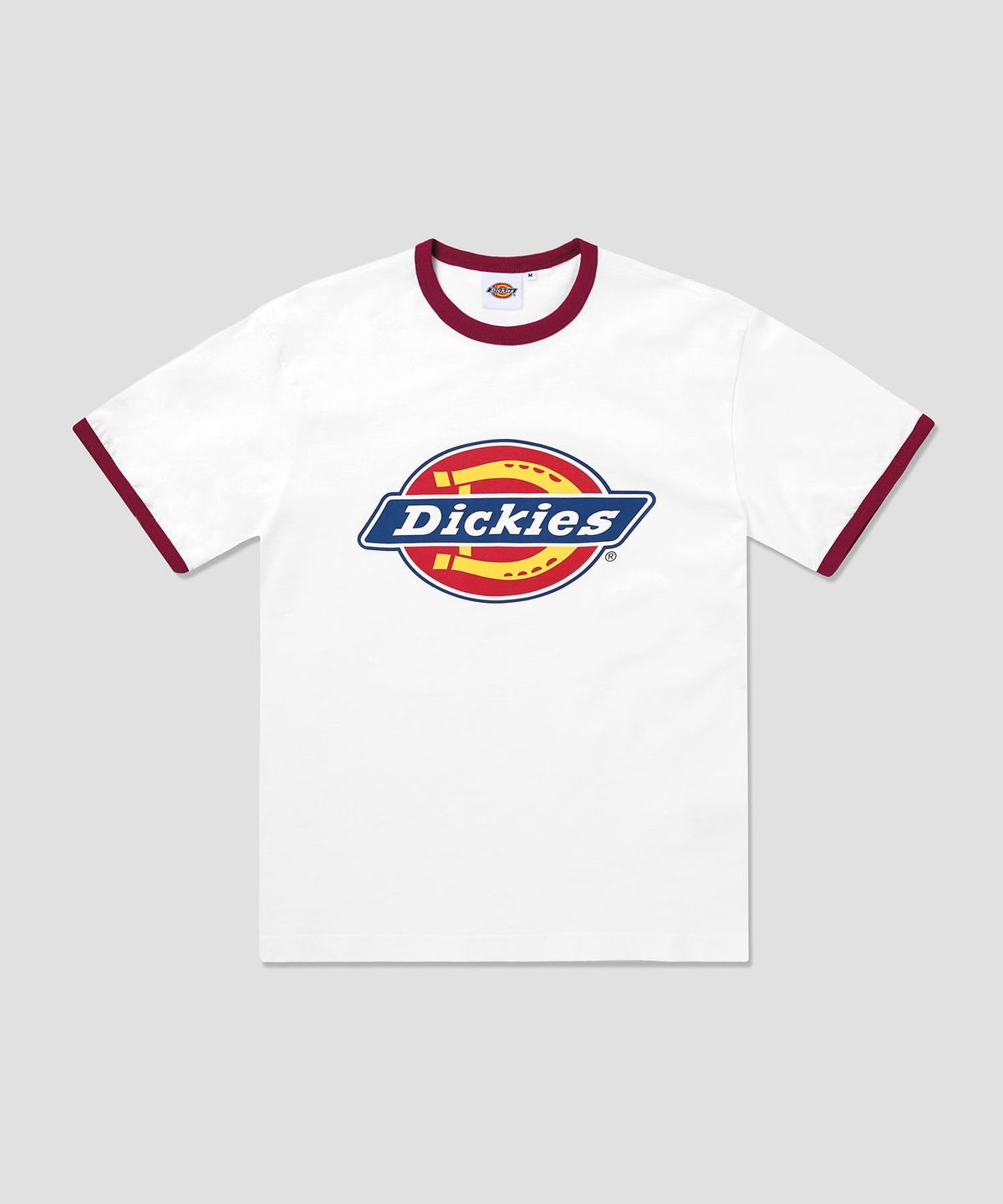 디키즈(DICKIES) 트리 로고 링거 티셔츠 Red