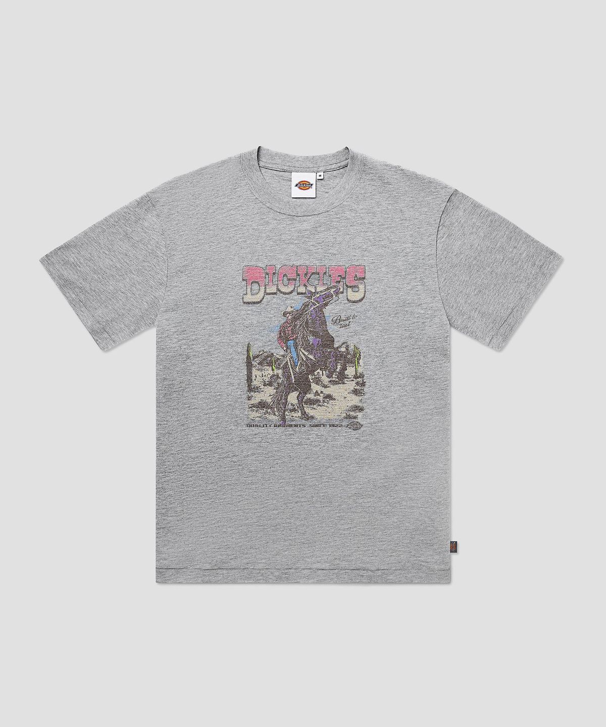 디키즈(DICKIES) 와일드 홀스 슬럽 티셔츠 Melange