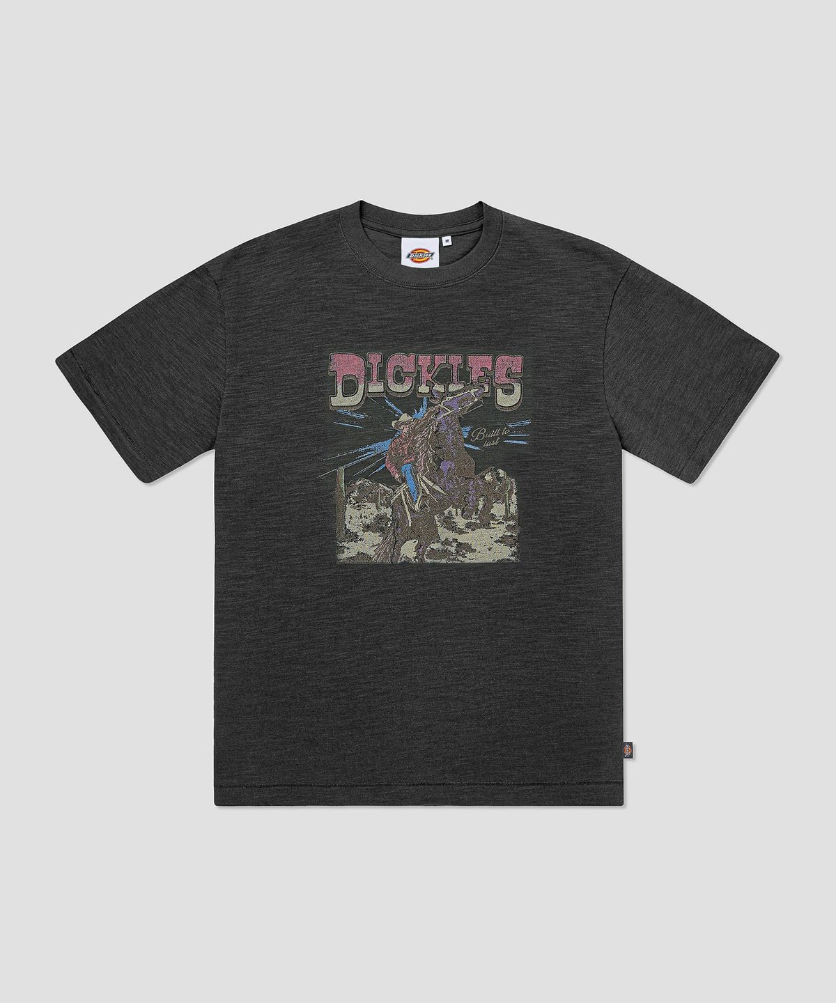 디키즈(DICKIES) 와일드 홀스 슬럽 티셔츠 Charcoal