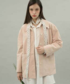 뮤뮤 스웨이드 자켓