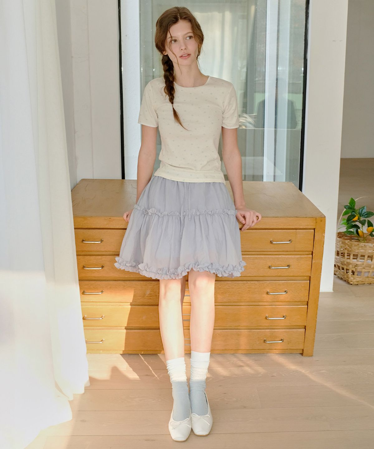 디애니(THE ANY) Washa Cancan Skirt