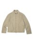 (BASE) MONO KNIT ZIP UP (BEIGE)