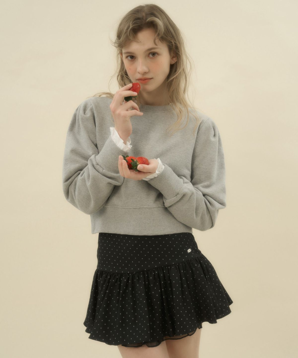메리온(MERRYON) 레일리 도트 스커트