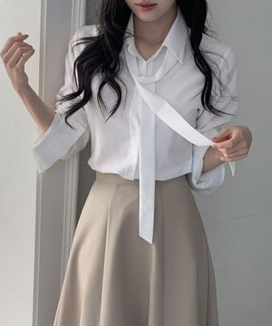 아리아 실키 블라우스