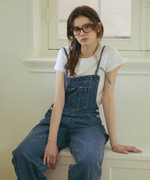 커브드 킹크 오버롤_Middle Blue