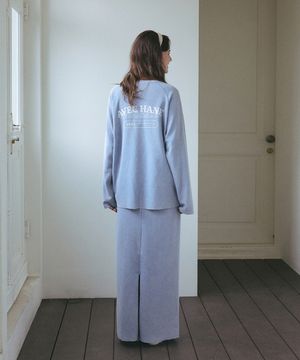 [셋업 가능][THE H] 와플 레글런 롱 슬리브_Soda