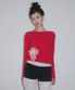 Two-Way Boat Neck Long Sleeve_Red