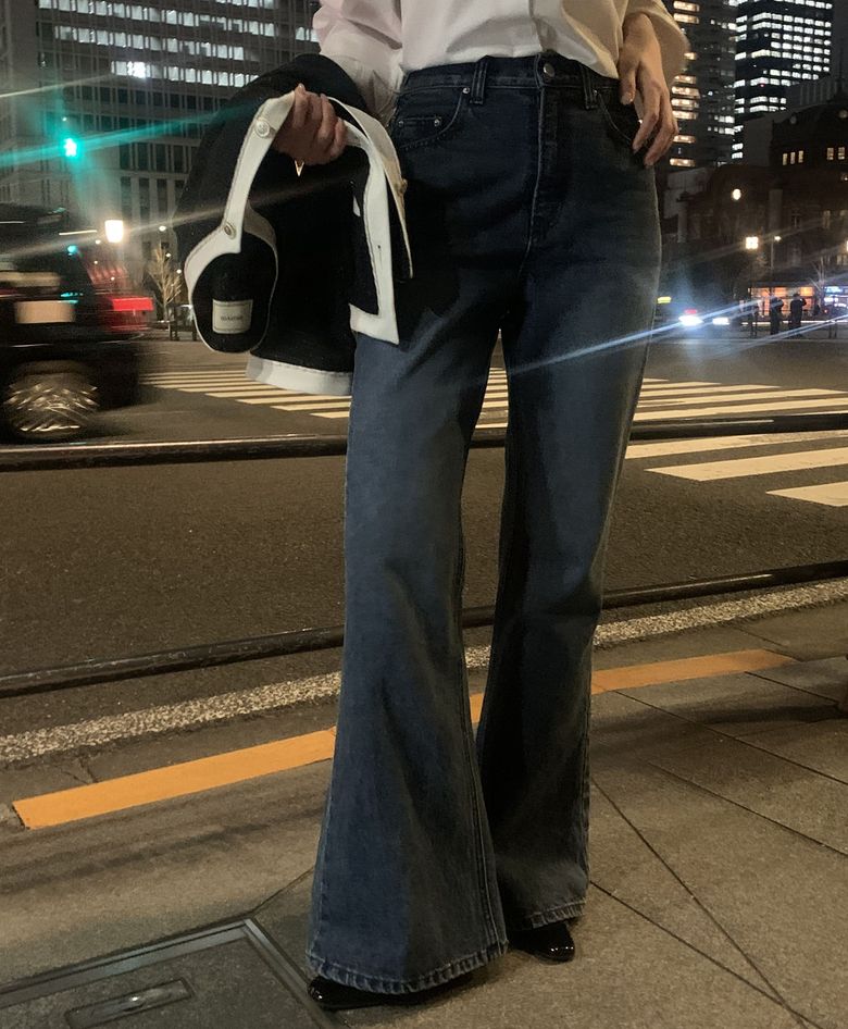 메이브 부츠컷 데님팬츠