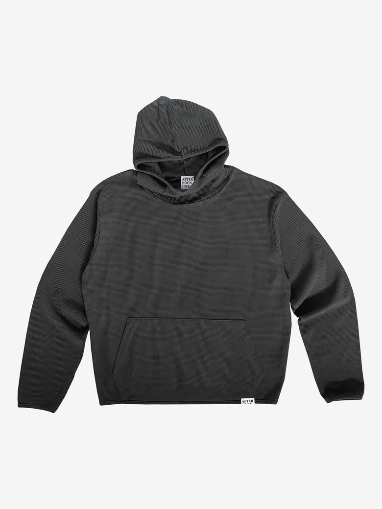 waffle hoodie (Anthracite)