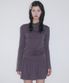 Hooded Princess Line Drop Dress_Purple