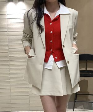 로즐리 플리츠 스커트