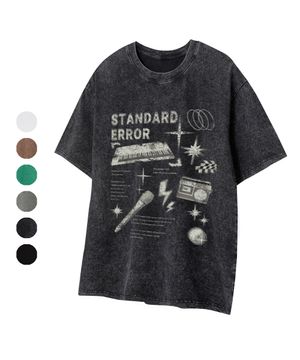 87-STAN257 마이키 레코드 피그먼트 반팔 티셔츠 (6color)